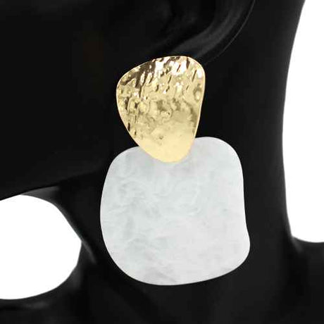 Fashion Statement Dangle Earrings #KE1112 - Multiple Colors (PC)