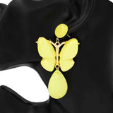 Fashion Butterfly Dangle Earrings #KE1116 - Multiple Colors (PC)