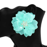 Fashion Acrylic Flower Earrings #KE1119 - Multiple Colors (PC)