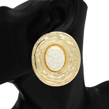 Fashion Large Statement Earrings #KE1147 - Multiple Colors (PC)