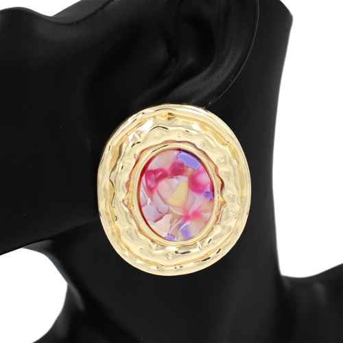 Fashion Large Statement Earrings #KE1157 - Multiple Colors (PC)