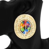 Fashion Large Statement Earrings #KE1157 - Multiple Colors (PC)
