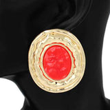 Fashion Large Statement Earrings #KE1157 - Multiple Colors (PC)