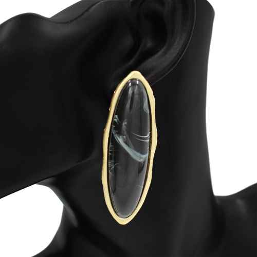 Fashion Teardrop Dangle Earrings #KE1167 - Multiple Colors (PC)