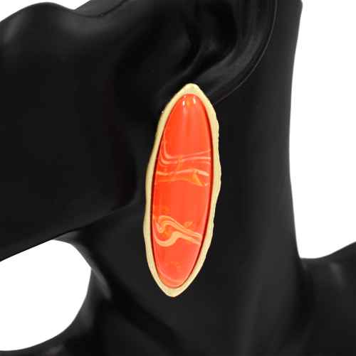 Fashion Teardrop Dangle Earrings #KE1167 - Multiple Colors (PC)