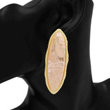 Fashion Teardrop Dangle Earrings #KE1167 - Multiple Colors (PC)