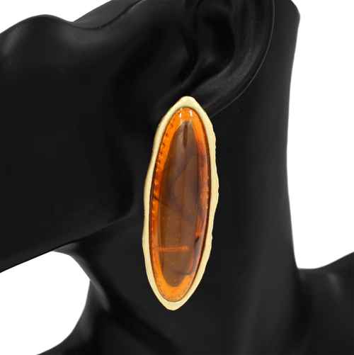 Fashion Teardrop Dangle Earrings #KE1167 - Multiple Colors (PC)