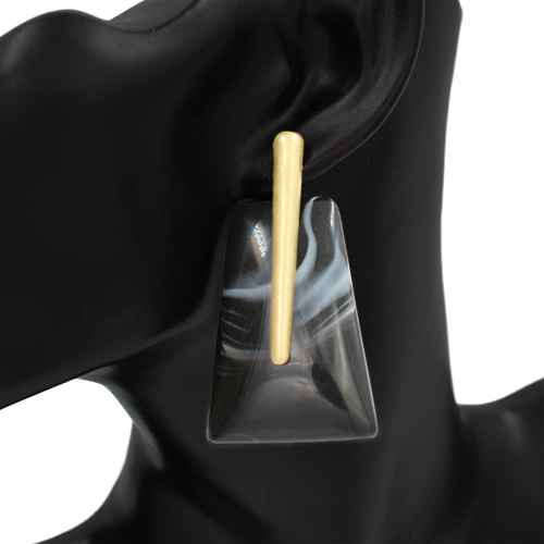 Fashion Statement Drop Earrings #KE1168 - Multiple Colors (PC)