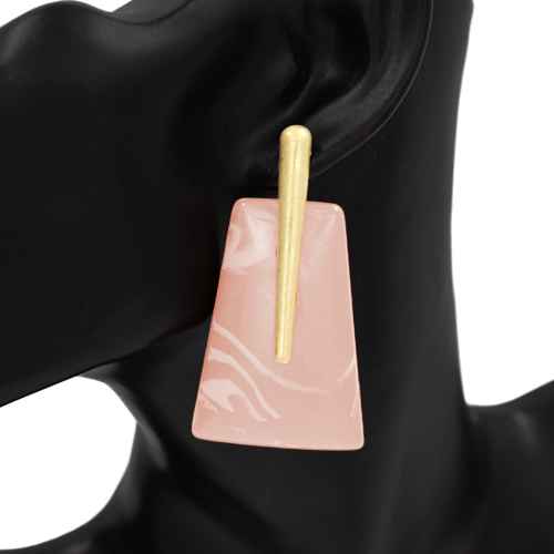 Fashion Statement Drop Earrings #KE1168 - Multiple Colors (PC)