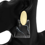 Fashion Statement Drop Earrings #KE1172 - Multiple Colors (PC)