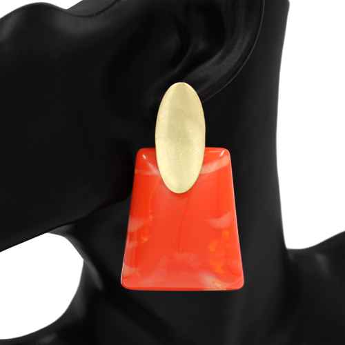 Fashion Statement Drop Earrings #KE1172 - Multiple Colors (PC)