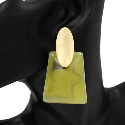 Fashion Statement Drop Earrings #KE1172 - Multiple Colors (PC)