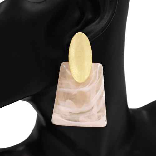 Fashion Statement Drop Earrings #KE1172 - Multiple Colors (PC)
