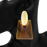 Fashion Statement Drop Earrings #KE1172 - Multiple Colors (PC)