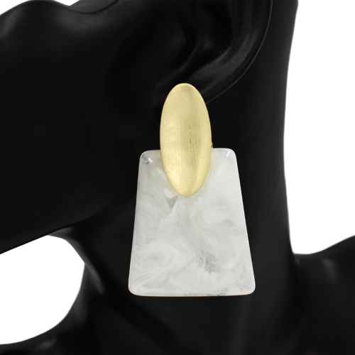Fashion Statement Drop Earrings #KE1172 - Multiple Colors (PC)