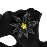 Fashion Large Floral Earrings #KE1195 - Multiple Colors (PC)