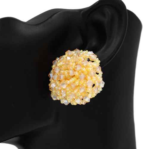Fashion Beaded Earrings #KE1218 - Multiple Colors (PC)