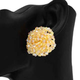 Fashion Beaded Earrings #KE1218 - Multiple Colors (PC)