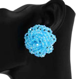 Fashion Beaded Earrings #KE1218 - Multiple Colors (PC)