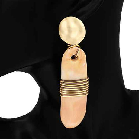 Fashion Drop Earrings #KE1233 - Multiple Colors (PC)