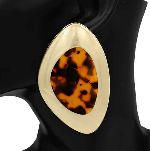 Fashion Large Statement Earrings #KE2161 - Multiple Colors (pc)