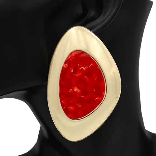 Fashion Large Statement Earrings #KE2161 - Multiple Colors (pc)