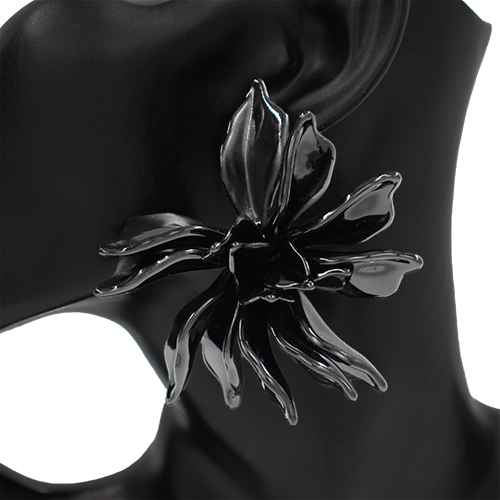 Fashion Floral Statement Earrings #KE1270 - Multiple Colors (PC)