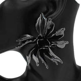 Fashion Floral Statement Earrings #KE1270 - Multiple Colors (PC)