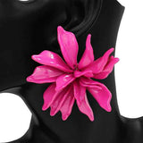 Fashion Floral Statement Earrings #KE1270 - Multiple Colors (PC)