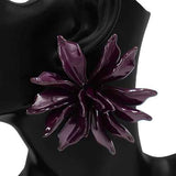 Fashion Floral Statement Earrings #KE1270 - Multiple Colors (PC)