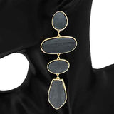 Fashion Geometric Drop Statement Earrings #KE1271 - Multiple Colors (PC)