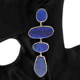 Fashion Geometric Drop Statement Earrings #KE1271 - Multiple Colors (PC)