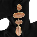 Fashion Geometric Drop Statement Earrings #KE1271 - Multiple Colors (PC)