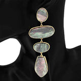 Fashion Geometric Drop Statement Earrings #KE1271 - Multiple Colors (PC)