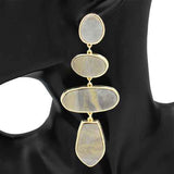 Fashion Geometric Drop Statement Earrings #KE1271 - Multiple Colors (PC)