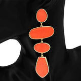Fashion Geometric Drop Statement Earrings #KE1271 - Multiple Colors (PC)
