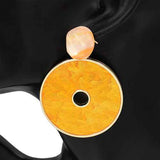 Fashion Circular Statement Earrings #KE1294 - Multiple Colors (PC)