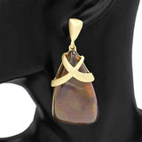 Fashion Stone Drop Earrings #KE1304 - Multiple Colors (PC)