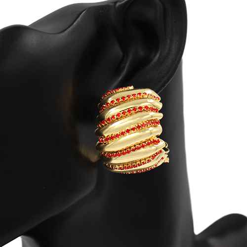 Fashion Design Earrings #KE2541 - Multiple Colors (PC)