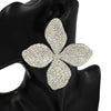 Fashion Rhinestone Flower Earrings #KE2604 - Multiple Colors (PC)