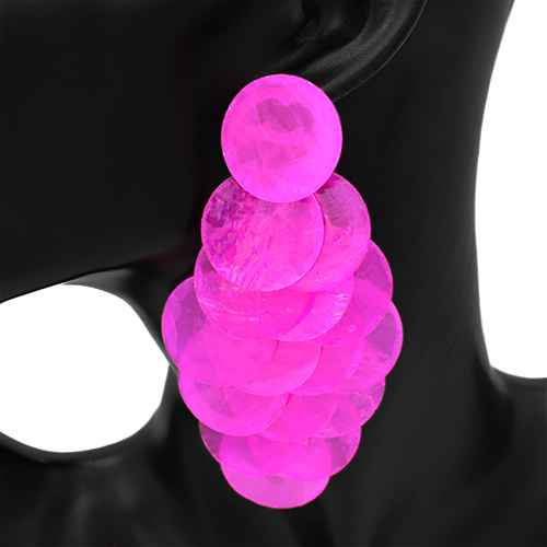 Fashion Dangle Earrings #KE2755 - Multiple Colors (PC)