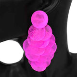 Fashion Dangle Earrings #KE2755 - Multiple Colors (PC)