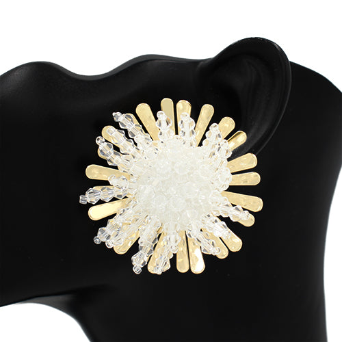 Fashion Statement Flower Earring #KE2961 (PC)