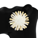 Fashion Statement Flower Earring #KE2961 (PC)
