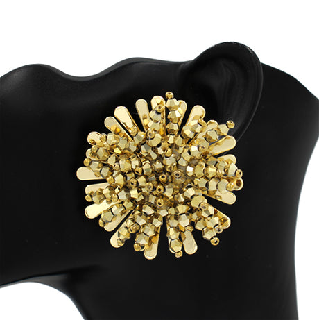 Fashion Statement Flower Earring #KE2961 (PC)