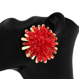 Fashion Statement Flower Earring #KE2961 (PC)