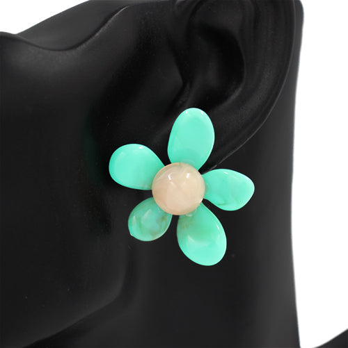 Fashion Flower Earring #KE2965 (PC)