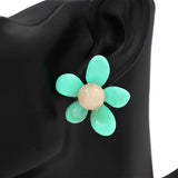 Fashion Flower Earring #KE2965 (PC)