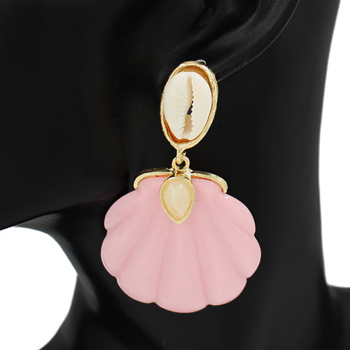 Fashion Statement Shell Earrings #KE2966 (PC)