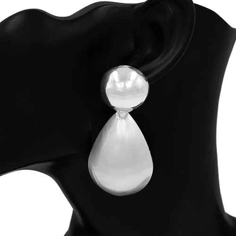 Fashion Teardrop Statement Earrings #KE4530 - Multiple Colors (PC)